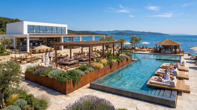 Resortentwicklung - Restaurant mit Bar